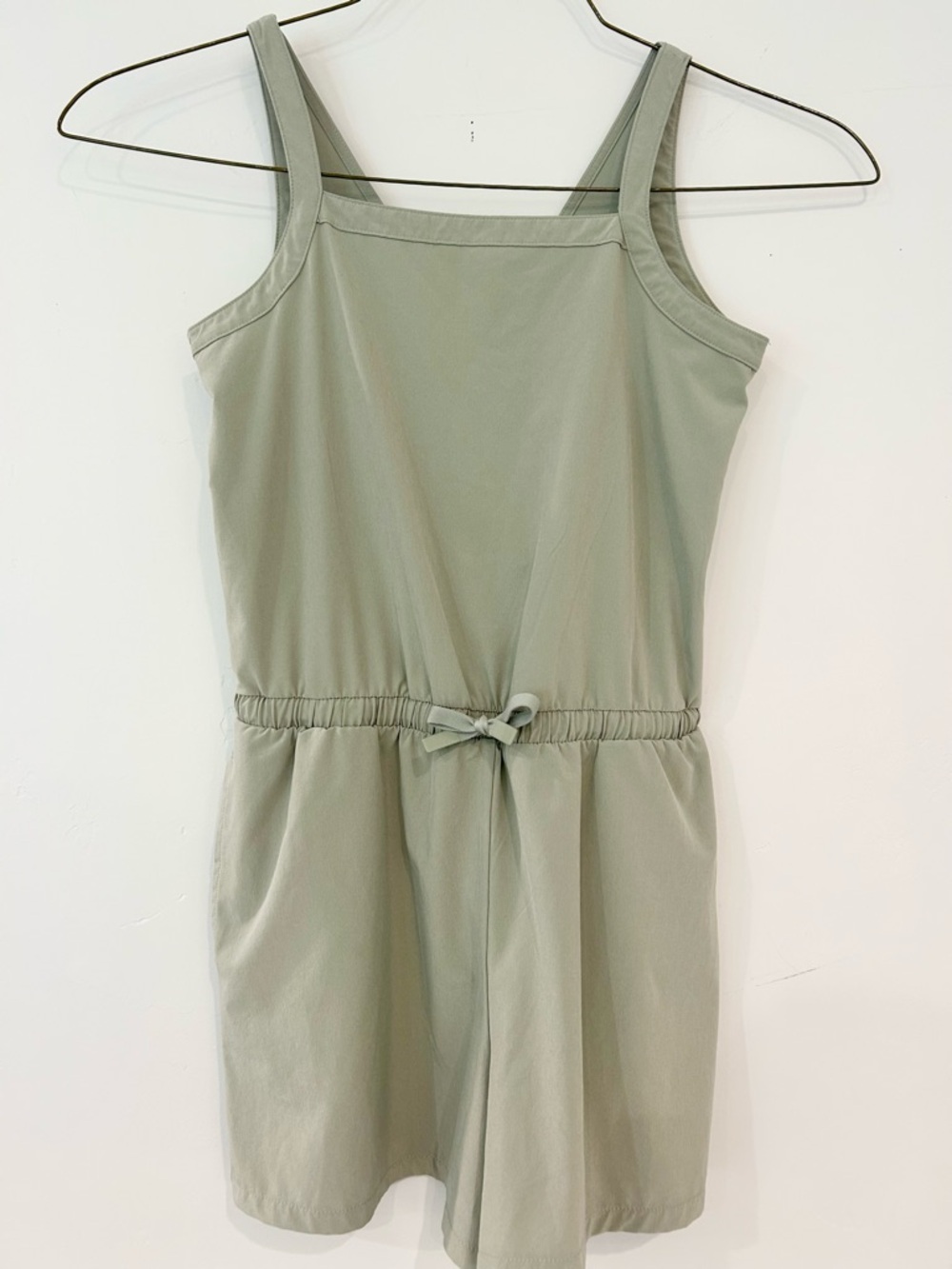 All In Motion Women’s Sage Green One-Piece Athletic Romper - Large